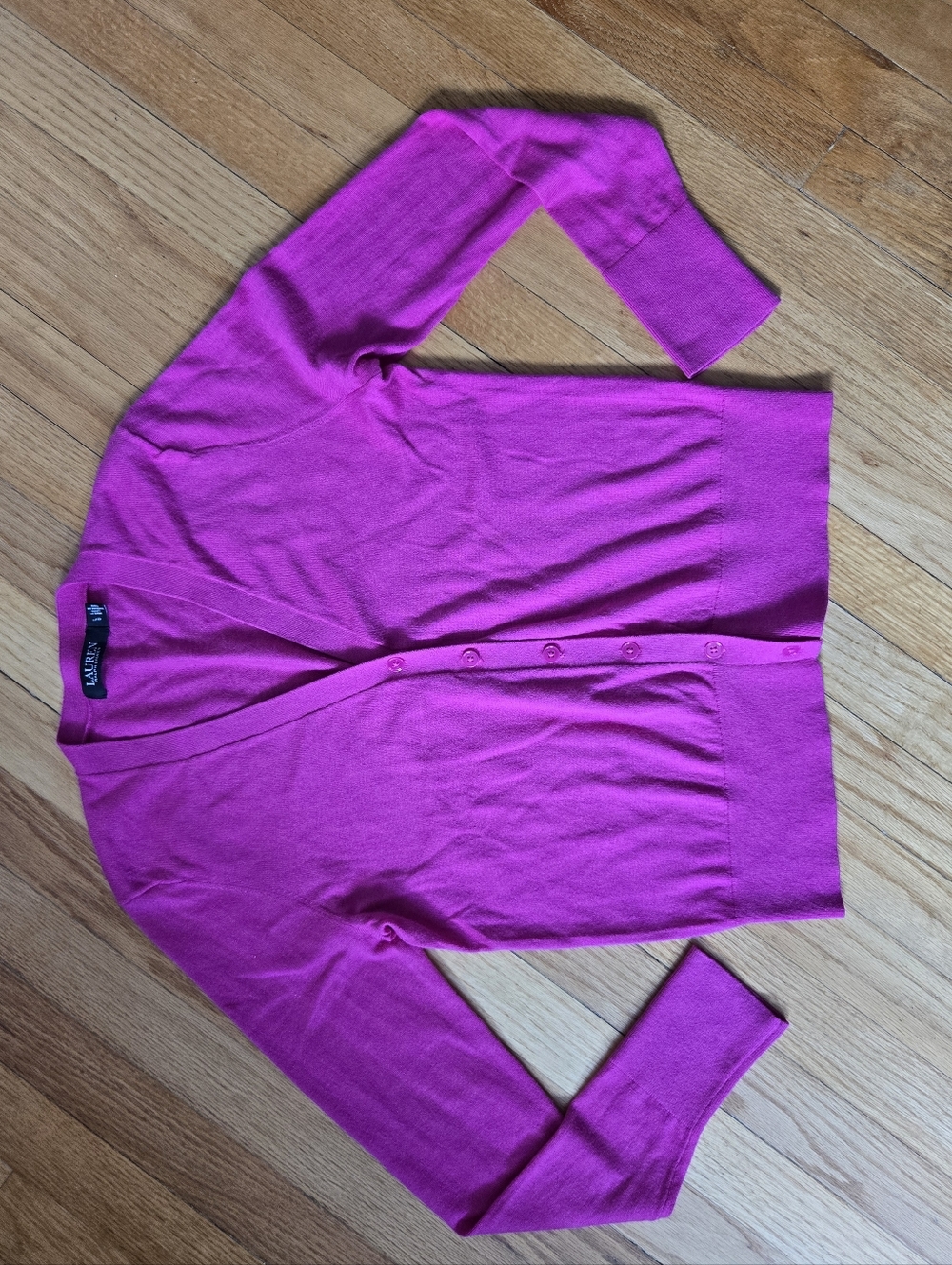 Lauren Ralph Lauren Black Label summer cardigan Pink button up